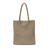 Solid Color Women's Large Natural Cowhide Tote Bags For Shopping